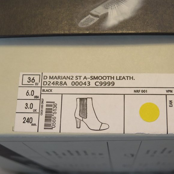 GEOX Marian 2 Women's Leather Ankle Boot - Picture 13 of 13